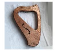 TSTS Harps Musical Instruments 16 String Portable Wooden Small Harp Adult Beginner Stage Performance Practice Professional String Instrument Harp(Brown)