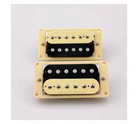 TSTS New Pickups Humbucker Electric Guitar Pickups 4C zebra/Black set Pickup-Set For Electric Guitars(Zebra YE Pickups)