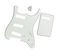TSTS No Screw Mounting Hole Guitar Pickguard SSS Back Plate For For ST Electric Guitar Parts Guitar Replacement Pickguard (Color : 3ply02)