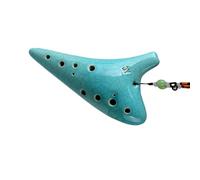 TSTS ocarina instrument Ocarina 12 Holes Alto C Key AC Ceramic Making Beginner Teaching Green