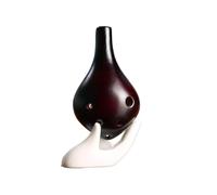 TSTS ocarina instrument Ocarina National Musical Instrument Alto C Key Porcelain Production Beginner Teaching Ocarina 6 Holes (Color : 1)