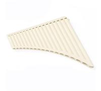 TSTS pan flute for beginners Pan Flute, A National Musical Instrument For Beginners To Learn 18-pipe Pan Flute In C Key For Professional Performance (Color : Beige)