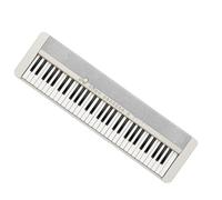 TSTS Portable Built-in Speaker 61-key Velocity Keyboard Simple Electronic Keyboard Piano Instrument Portable Electronic Keyboards (Color : A)