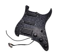 TSTS Prewired Guitar Pickguard Set Multifunction SSH Mini Humbucker Pickup High Output Wiring Harness Set Guitar Pickup Pickguard (Color : 03)