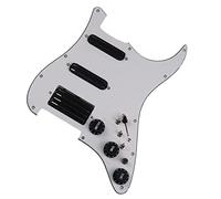TSTS Prewired Guitar Pickguard Set Multifunction SSH Mini Humbucker Pickup High Output Wiring Harness Set Guitar Pickup Pickguard (Color : 02)