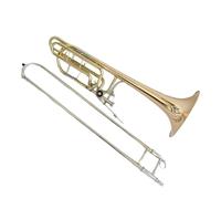 TSTS Professional Trombone High Grade Trombone Instrument Bb/F/G/D Gold Copper Speaker Bass Trombone