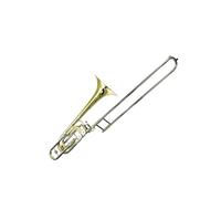 TSTS Professional Trombone Musical Instrument Bb/F/Eb/G Bass Trombone Gold Brass Body