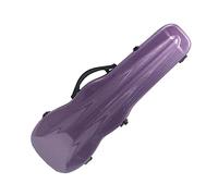 TSTS Purple Composite Carbon Fiber Lightweight Violin Case With Double Straps Waterproof Violin Case Violin Case Full Size (Color : 4/4)