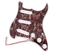 TSTS SSS Electric Guitar Pre-wired Loading Pickguard With Pickup Complete Wiring Harness Set For For ST Guitar Guitar Pickup Pickguard