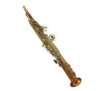 TSTS Straight Phosphor Copper Body And Curved Neck High-pitched Saxophone With Mouthpiece Saxophone for Student
