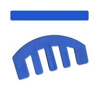 TSTS Violin Replacement Parts 10pcs Rubber Practice Violin Mute For 1/2-3/4 Fiddle 5 Prong Violin Parts (Color : Blue)