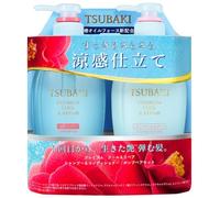 Tsubaki Premium Cool & Repair Shampoo & Conditioner Set C 450ml x 2 | Deep Damage Repair & Refreshing Cooling Care | Made in Japan