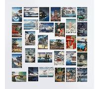 Tsuchiya Koitsu Art Postcards, Famous Painting Japanese Artwork Post Cards Bulk Pack(30 Pack), Aesthetic wall art prints decor, Postcards Poster for School Students Teacher Thank You Note Cards