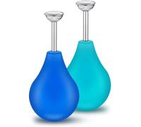 Tsudoku 2 Pcs Ball Sprinkler, Blue&Green, Impulse Style, Rubber Material, Perfect for Wet Felting & Plant Watering