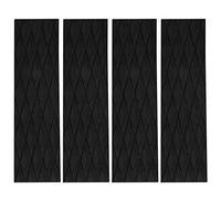 Tsudoku 4Pcs Surfboard Traction Pads EVA Surfing Skimboard Deck Traction Pads Anti- Front Tail Pad for Surfboards,Kiteboard