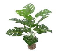 Tsugar 40cm Monstera Deliciosa Cheese Plant Artificial Plants Green Foliage Fake Leaf Houseplant Decor For Home Wedding Party Office