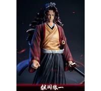 (Tsugikuni Yoriichi) Demon Slayer Anime Figure 30cm Kokushibo Daki Giyuutarou Douma Tsugikuni Yoriichi Gk Scene Handmade Model Ornament Decor