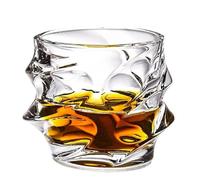 Tsuki Glass Whiskey Glasses, Japanese Crystal Whisky Glass,Old Fashioned Whiskey Glasses, Heavy Crystal Bar Glassware, Bourbon Gifts for Men Wine Glass Set, NEW Rocks Glasses Set (1Pcs)