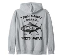 Tsukiji Fish Market Maguro Tuna Anime Tokyo Zip Hoodie