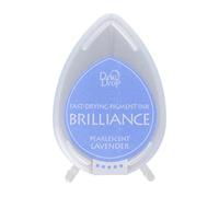 Tsukineko 3.5 x 5 cm Brilliance Pigment Lavender Stamp Pad, Blue