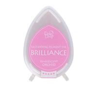 Tsukineko 3.5 x 5 cm Brilliance Pigment Orchid Stamp Pad, Pink
