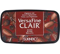 Tsukineko Acorn Versafine Clair Ink Pad, Synthetic Material, Brown, 5.6 x 9.7 x 2.3 cm