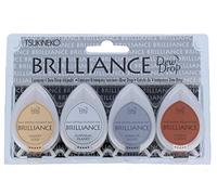 Tsukineko BD100006 3.5 x 5 cm Stamp Pad in Brilliance Assorted,