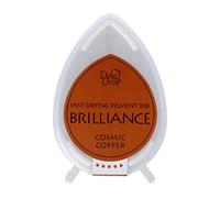 Tsukineko Brilliance Dew Drop Ink Pads - Cosmic Copper