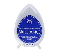 Tsukineko Brilliance Dew Drop Ink Pads - Mediterranean Blue