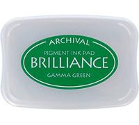 Tsukineko Brilliance Ink Pad, Gamma Green,BIP21