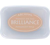 Tsukineko Brilliance Ink Pad, Pearlescent Beige,BIP55