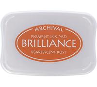 Tsukineko Brilliance Ink Pad, Pearlescent Rust,BIP61
