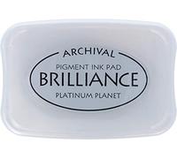 Tsukineko Brilliance Ink Pad, Platinum Planet,BIP92