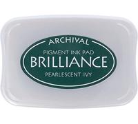 Tsukineko Brilliance Pearlescent Pad, Ivy Ink