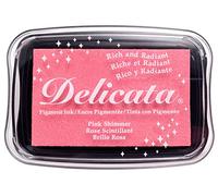 Tsukineko delicata Pink Shimmer Pigment Ink Pad
