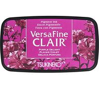 Tsukineko Delight Versafine Clair Ink Pad, Synthetic Material, Purple, 5.6 x 9.7 x 2.3 cm