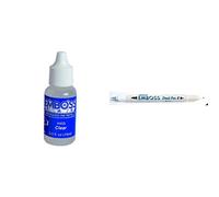 Tsukineko Emboss Ink Pad Clear Refresher Ink & Clear Embossing Pen Dual Brush Tip