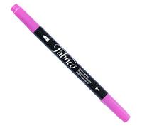 Tsukineko Fabrico Dual Tip Fabric Marker Pen, Cherry Pink