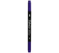 Tsukineko Fabrico Fabric Duel Ended Marker - Peony Purple