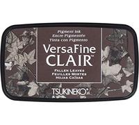 Tsukineko Fallen Leaves Versafine Clair Ink Pad, Synthetic Material, Brown, 5.6 x 9.7 x 2.3 cm