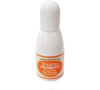 Tsukineko Inker Stamp Ink-15 ml-Orange, Peel-Accessories Reinker for StazOn Pigment Ink Pads, 15ml