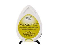 Tsukineko Memento Dew Drop Ink Pads for Stamping - Green, Pear Tart - Small - Translucent - Waterproof, Archival - Embossing
