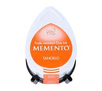 Tsukineko Memento Dew Drop Ink Pads for Stamping - Orange, Tangelo - Small - Translucent - Waterproof, Archival - Embossing