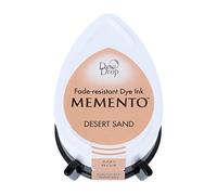 Tsukineko Memento Dew Drop Ink Pads for Stamping - Yellow, Desert Sand - Small - Translucent - Waterproof, Archival - Embossing