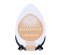 Tsukineko Memento Dew Drop Ink Pads for Stamping - Yellow, Toffee Crunch - Small - Translucent - Waterproof, Archival - Embossing