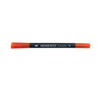 Tsukineko Memento Dual Tip Art Markers Brown, Espresso Truffle, Vibrant Colouring Pen for Artists, Archival, Water-resistant, for Stamping, Calligraphy, Water Colouring, Embossing, and Mixed Media