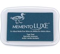 Tsukineko Memento Luxe Mixed Media Ink Pad -Teal Zeal