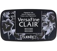 Tsukineko Nocturne Versafine Clair Ink Pad, Synthetic Material, Black, 5.6 x 9.7 x 2.3 cm