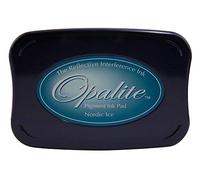 Tsukineko Opalite Ink Pad, Nordic Ice Blue, 9.5cmx6.5cmx1.5cm