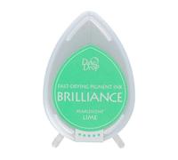 Tsukineko Pearlescent Lime Brilliance Dew Drop Ink Pad, Green